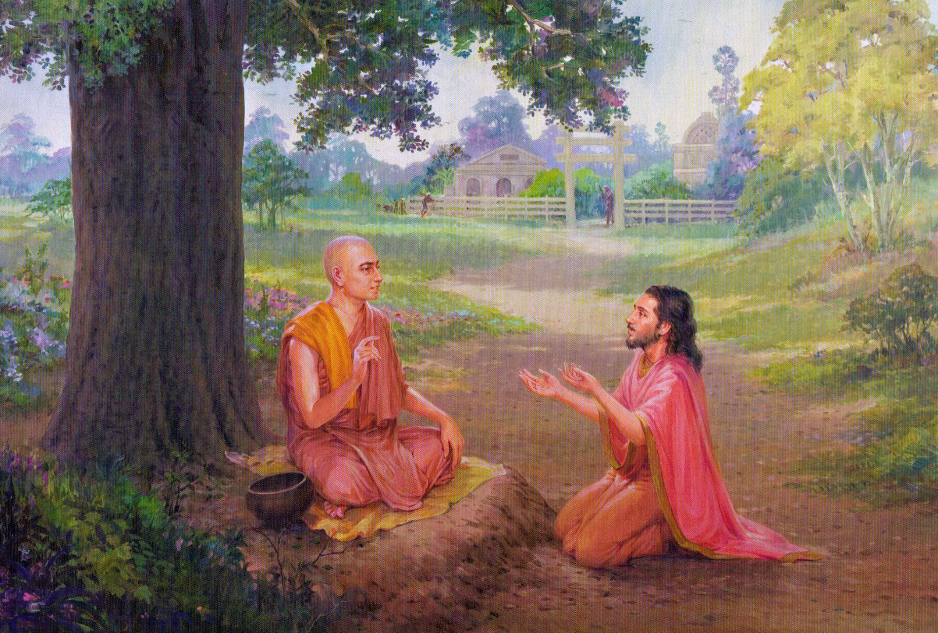 Духовная индия. Будда и ученики. Картина учитель Будда. Духовный учитель и ученик. Гуру и ученик.